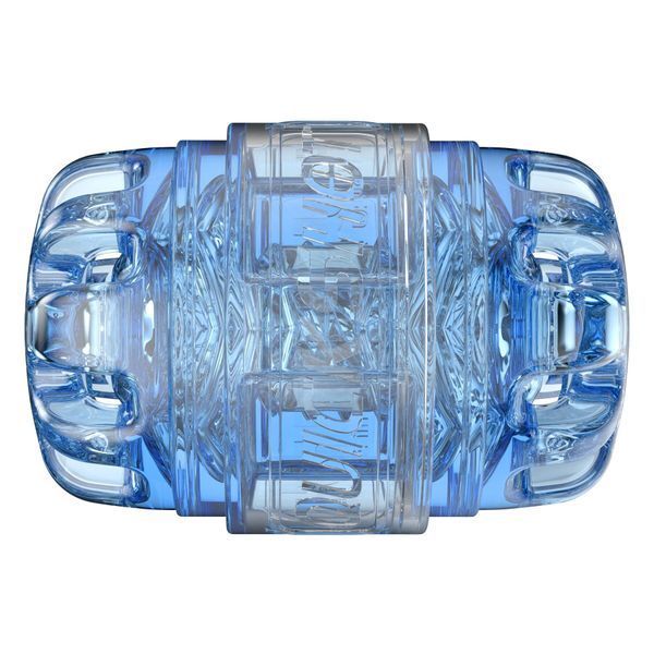 Мастурбатор Fleshlight Quickshot Turbo Blue Ice, компактний, чудово для пар і мінету SX0678 фото - купити в секс-шопі Чорний Кролик