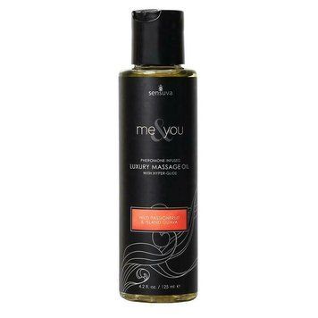 Масажна олія Sensuva Me&You Wild Passion Fruit & Island Guava (125 мл) з феромонами SO4465 фото - купити в секс-шопі Чорний Кролик