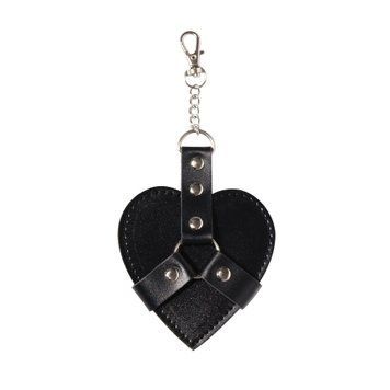 Брелок на карабіні для ключів Art of Sex Chained Heart, Чорний SX2243 фото - купити в секс-шопі Чорний Кролик