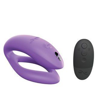 Смарт-вібратор для пар We-Vibe Sync O Light Purple, пульт ДК SX0524 фото - купити в секс-шопі Чорний Кролик