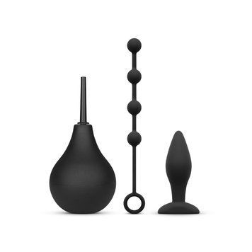 Набір новачка для анальної стимуляції Nexus ANAL BEGINNER KIT, спринцівка, анальне намисто і пробка SO6641 фото - купити в секс-шопі Чорний Кролик