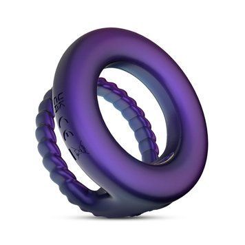 Ерекційне віброкільце Hueman - Jupiter Vibrating Cock and Ball Ring SX3897 фото - купити в секс-шопі Чорний Кролик