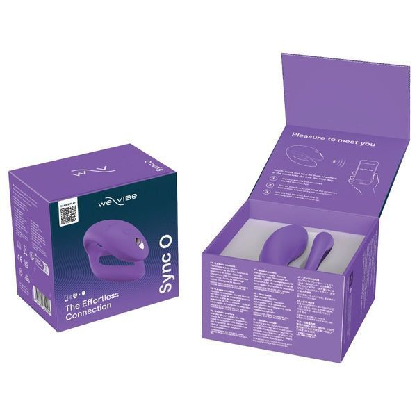 Смарт-вібратор для пар We-Vibe Sync O Light Purple, пульт ДК SX0524 фото - купити в секс-шопі Чорний Кролик