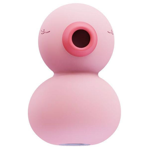 Вакуумний вібратор-качечка CuteVibe Ducky Grey SO6553 фото - купити в секс-шопі Чорний Кролик
