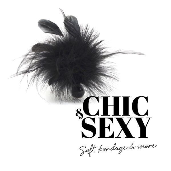 Мітелка Bijoux Indiscrets Pom Pom &ndash; feather tickler SO2674 фото - купити в секс-шопі Чорний Кролик