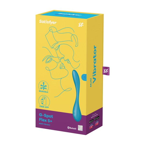 Універсальний вібратор Satisfyer G-Spot Flex 5+ Petrol SO7804 фото - купити в секс-шопі Чорний Кролик