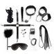 BDSM-набір Art of Sex &ndash; Spikes BDSM Set Leather, 10 предметів, чорний, натуральна шкіра SO7140 фото 1