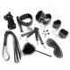 BDSM-набір Art of Sex &ndash; Spikes BDSM Set Leather, 10 предметів, чорний, натуральна шкіра SO7140 фото 3