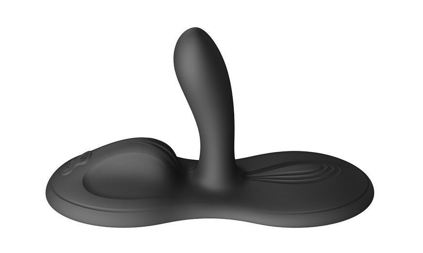 Sit-on-top смарт-вібратор Zalo &ndash; Flora Smart Vibrating Pad Obsidian Black, 9 моторів SX0717 фото - купити в секс-шопі Чорний Кролик