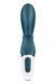 Смартвібратор-кролик Satisfyer Hug Me Bluegrey, 2 мотори, діаметр 4,2см, широка кліторальна частина SO6273 фото 6