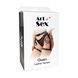Сексуальні гартери Art of Sex - Gwen із натуральної шкіри, розмір XS-2XL, колір чорний SO7369 фото 5