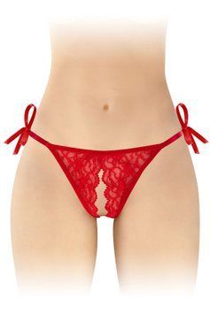 Трусики з доступом Fashion Secret STELLA Red SO4711 фото - купити в секс-шопі Чорний Кролик