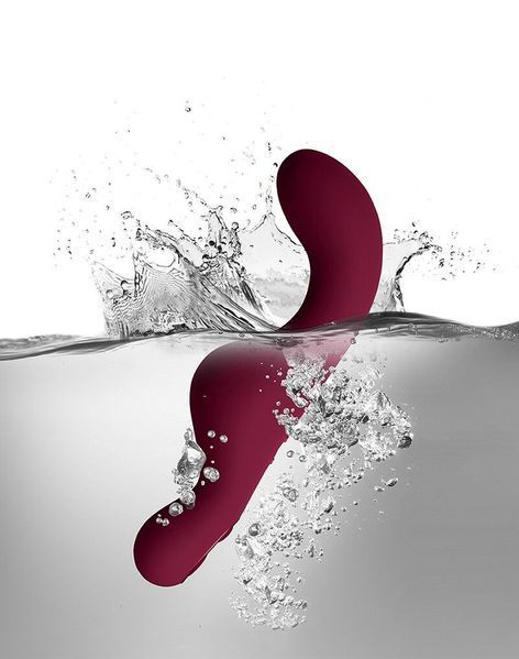 Універсальний sit-on-top вібратор Rocks Off Ruby Glow Blush, пульт ДК SO6294 фото - купити в секс-шопі Чорний Кролик