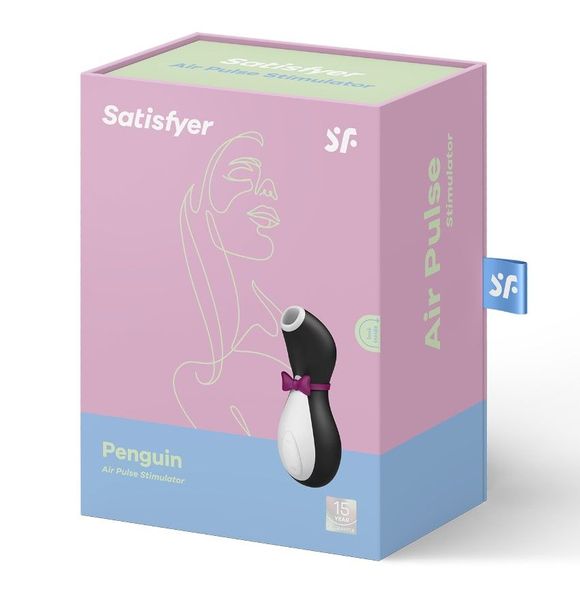 Вакуумний кліторальний стимулятор Satisfyer Penguin  SO1641 фото - купити в секс-шопі Чорний Кролик