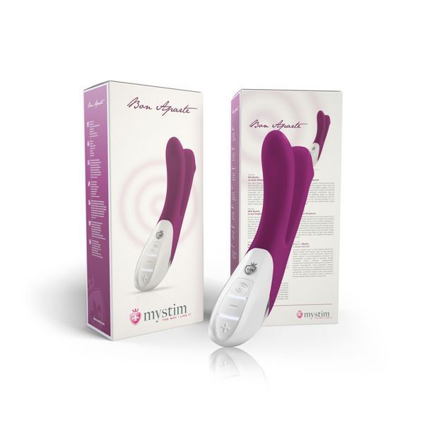Вібратор Mystim Bon Aparte oh so aubergine SX3188 фото - купити в секс-шопі Чорний Кролик