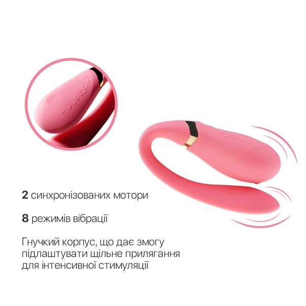 Смартвібратор для пар Zalo — Fanfan Rouge Pink SO6669 фото - купити в секс-шопі Чорний Кролик