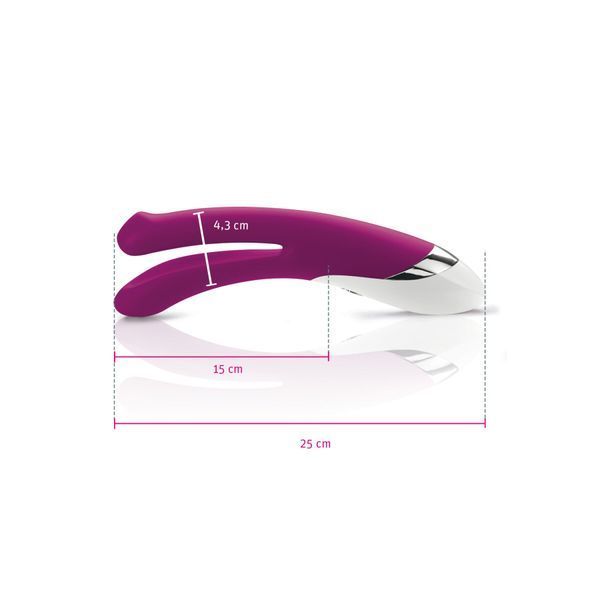Вібратор Mystim Bon Aparte oh so aubergine SX3188 фото - купити в секс-шопі Чорний Кролик