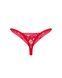 Мереживні стрінги Obsessive Lacelove thong XL/2XL Red, низька посадка SO8663 фото 4