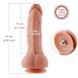 Ультрареалістичний фалоімітатор для секс-машин Hismith 8.3&Prime; 2-layers Silicone Flesh Dildo, 2-шаровий SO6204 фото 7
