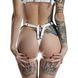 Трусики з натуральної шкіри Feral Feelings - String Bikini White SO9424 фото 3