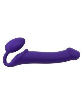 Безремінний страпон Strap-On-Me Violet L, повністю регульований, діаметр 3,7 см SO2708 фото - купити в секс-шопі Чорний Кролик