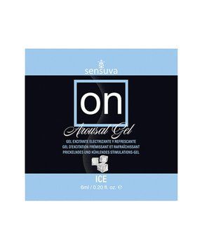 Пробник збуджувального гелю Sensuva - ON for Her Arousal Gel Ice (4 мл) SO3159 фото - купити в секс-шопі Чорний Кролик