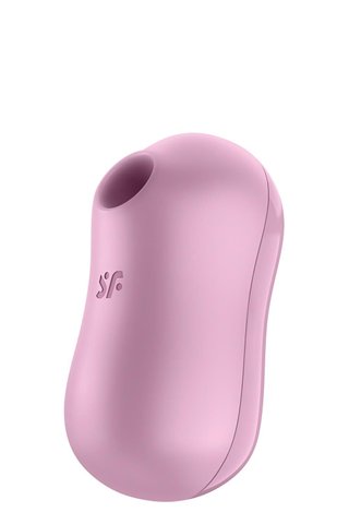 Вакуумний стимулятор із вібрацією Satisfyer Cotton Candy Lilac SO6283 фото - купити в секс-шопі Чорний Кролик