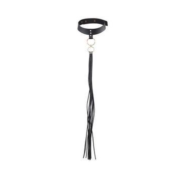 Чокер Bijoux Indiscrets MAZE &mdash; Tassel Chocker Black SO2652 фото - купити в секс-шопі Чорний Кролик