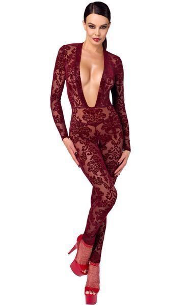 Бодістокінг Noir Handmade F382 Kink Royal Catsuit XL SX4151 фото - купити в секс-шопі Чорний Кролик