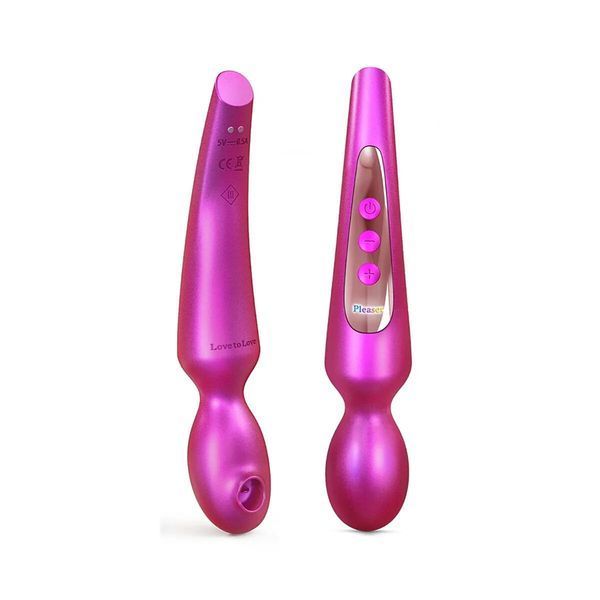 Стимулятор для клітора Love To Love Pleaser Iridescent Berry, ефект постукування, 5 режимів SX3208 фото - купити в секс-шопі Чорний Кролик