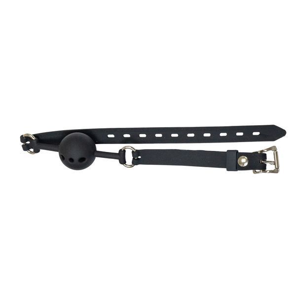 Кляп Punishment - Silicone Ball Gag - Black SX2233 фото - купити в секс-шопі Чорний Кролик