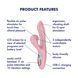 Вакуумний вібратор-кролик Satisfyer Pro+ G-Spot Generation 2 Pink SX4316 фото 6