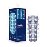 Мастурбатор Blush Rize &ndash; Swich Glow in the Dark Masturbator Clear, двосторонній, світиться в темряві SO8832 фото - купити в секс-шопі Чорний Кролик
