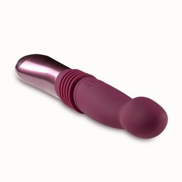 Пульсатор для точки G Blush Temptasia &ndash; Trixie Thrusting Dildo &ndash; Wine Red, 3 швидкості SO8835 фото - купити в секс-шопі Чорний Кролик