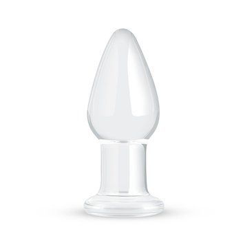 Скляна анальна пробка Gildo Glass Buttplug No. 24 SO4620 фото - купити в секс-шопі Чорний Кролик