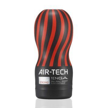 Мастурбатор Tenga Air-Tech Strong, більш висока аеростимуляція та всмоктувальний ефект ATH-001B фото - купити в секс-шопі Чорний Кролик