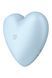 Вакуумний стимулятор-серце з вібрацією Satisfyer Cutie Heart Blue SO6287 фото 6
