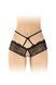 Трусики з відкритим доступом Fashion Secret Celia Black, лямки на талії SX2612 фото 1