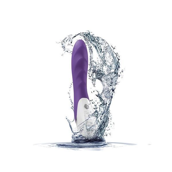 Потужний вібратор Mystim Sassy Simon Purple з двома моторами і стимулюючим рельєфом SO3468 фото - купити в секс-шопі Чорний Кролик