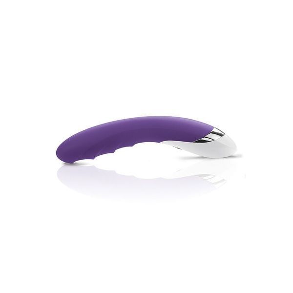 Потужний вібратор Mystim Sassy Simon Purple з двома моторами і стимулюючим рельєфом SO3468 фото - купити в секс-шопі Чорний Кролик