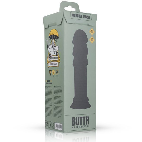 Анальна пробка BUTTR - MadBull Muzzl XXL Dildo SX2196 фото - купити в секс-шопі Чорний Кролик
