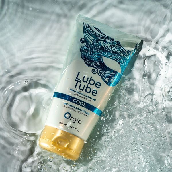 Лубрикант на водній основі Orgie Lube Tube Cool, 150 мл, з охолоджувальним ефектом, без запаху SX1521 фото - купити в секс-шопі Чорний Кролик