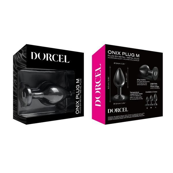 Анальна пробка Dorcel ONIX PLUG M SX1376 фото - купити в секс-шопі Чорний Кролик