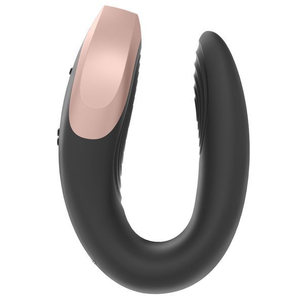 Смарт-вібратор для пар Satisfyer Double Love (Black) SO4930 фото - купити в секс-шопі Чорний Кролик