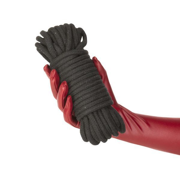 Мотузка для шибарі Punishment - Bondage Rope - Black SX2234 фото - купити в секс-шопі Чорний Кролик