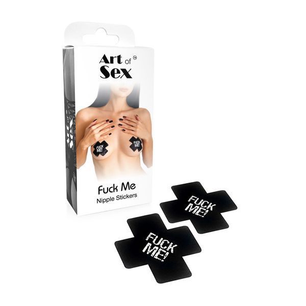 Пестиси на груди Art of Sex - Fuck me, Чорний SO7482 фото - купити в секс-шопі Чорний Кролик