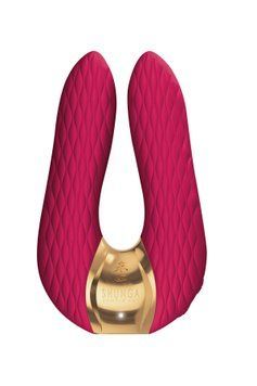 Вібратор для клітора Shunga Aiko Raspberry, гнучкі кінчики SO6900 фото - купити в секс-шопі Чорний Кролик