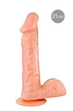 Фалоімітатор Real Body &mdash; Real Jayson Flesh, TPE, діаметр 4 см SO1894 фото - купити в секс-шопі Чорний Кролик