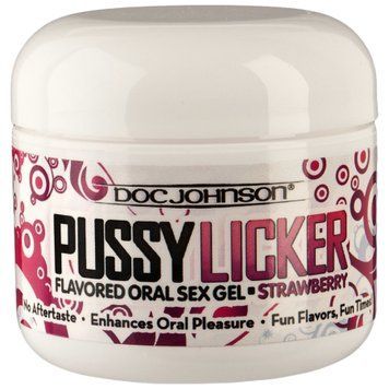 Смачний гель для кунілінгусу Doc Johnson Pussy Licker Strawberry (56 г) SO3490 фото - купити в секс-шопі Чорний Кролик