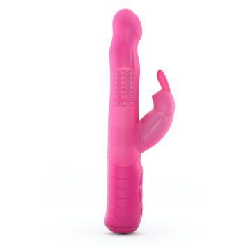 Вібратор-кролик Dorcel Baby Rabbit Magenta 2.0 з перлинним масажем і головкою, що обертається SO8680 фото - купити в секс-шопі Чорний Кролик